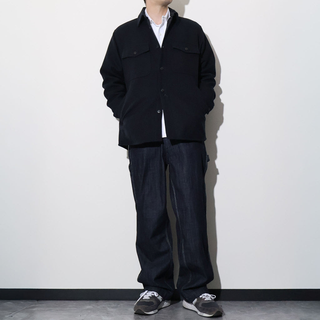 HOUSTON / 51649 MELTON CPO SHIRT JACKET