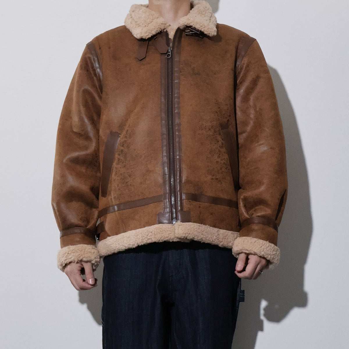 UNIVERD72 / 51680 FAKE MOUTON JACKET TYPE B-3