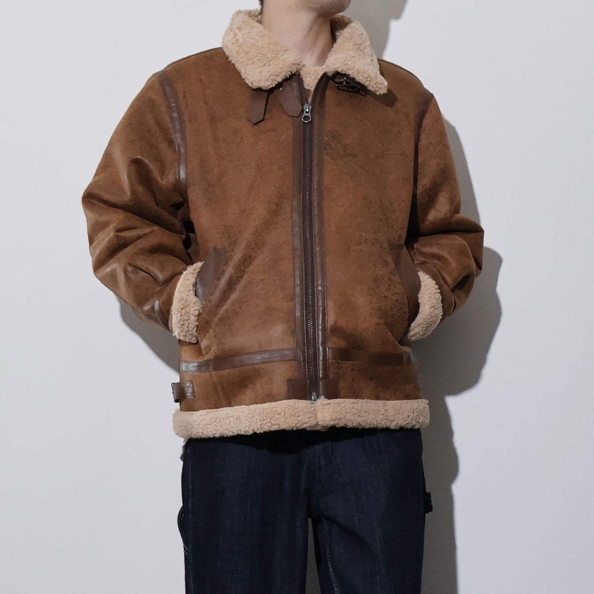UNIVERD72 / 51680 FAKE MOUTON JACKET TYPE B-3