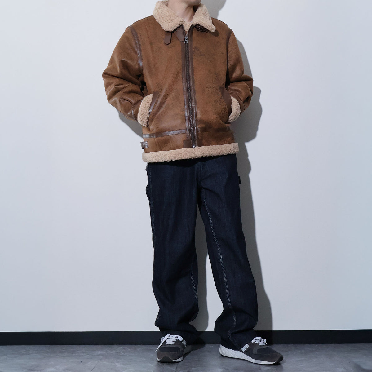 UNIVERD72 / 51680 FAKE MOUTON JACKET TYPE B-3