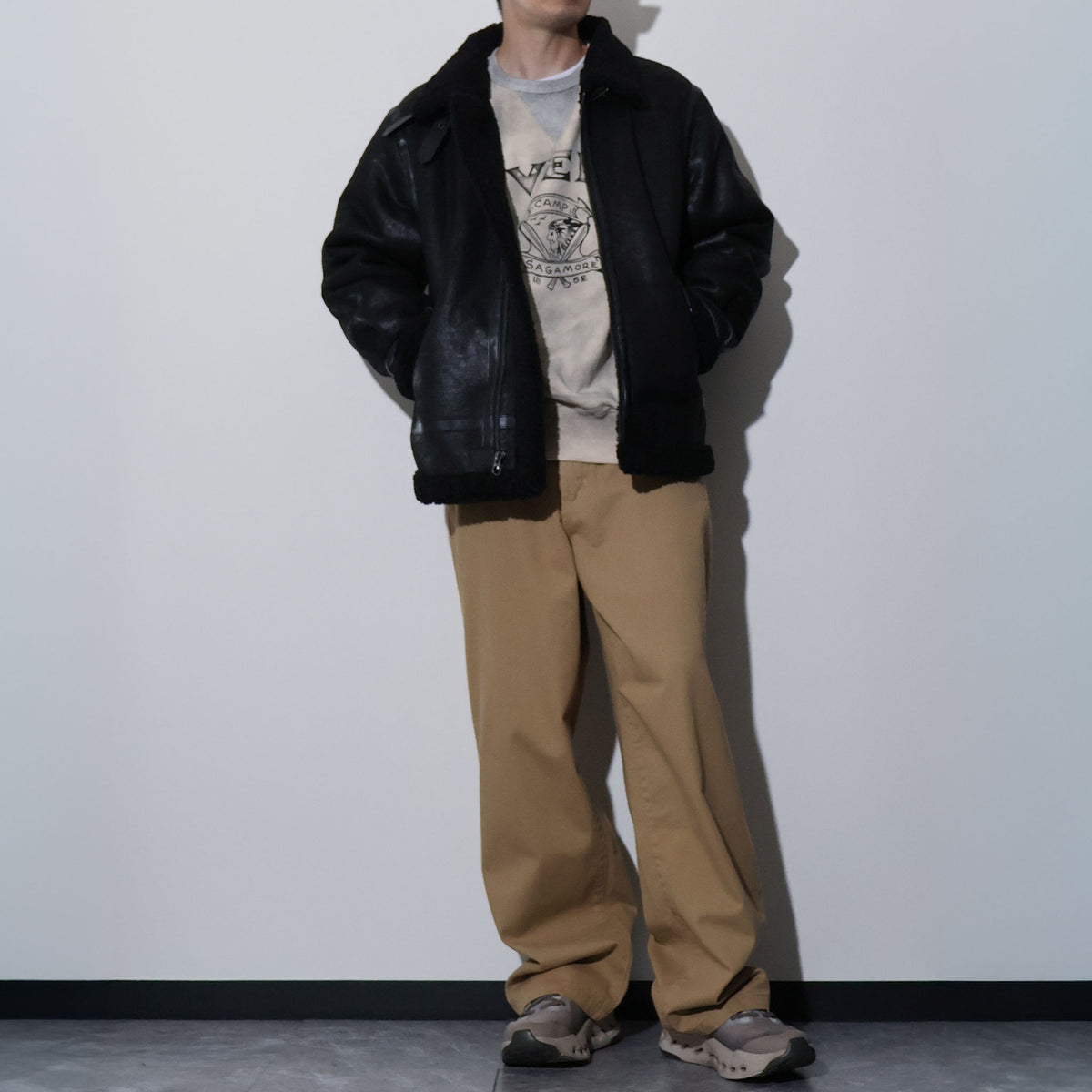 UNIVERD72 / 51680 FAKE MOUTON JACKET TYPE B-3