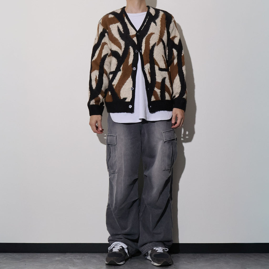 UNIVERD72 / 22447 MOHAIR TOUCH CARDIGAN (TRIBAL)