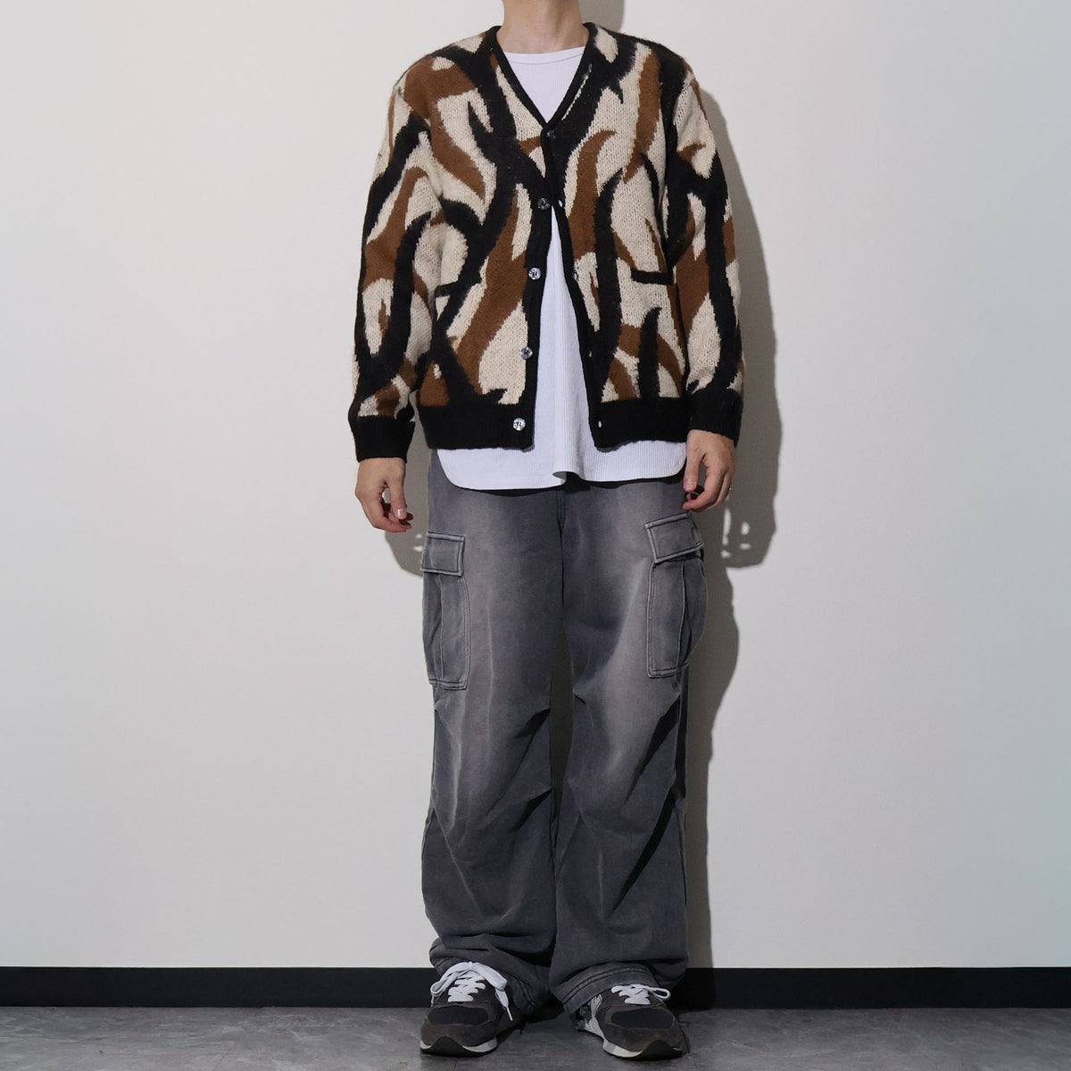 UNIVERD72 / 22447 MOHAIR TOUCH CARDIGAN (TRIBAL)