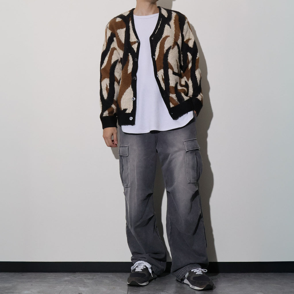 UNIVERD72 / 22447 MOHAIR TOUCH CARDIGAN (TRIBAL)
