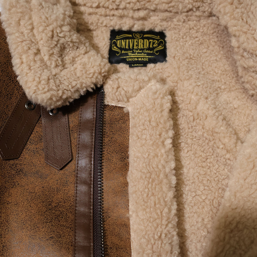 UNIVERD72 / 51680 FAKE MOUTON JACKET TYPE B-3