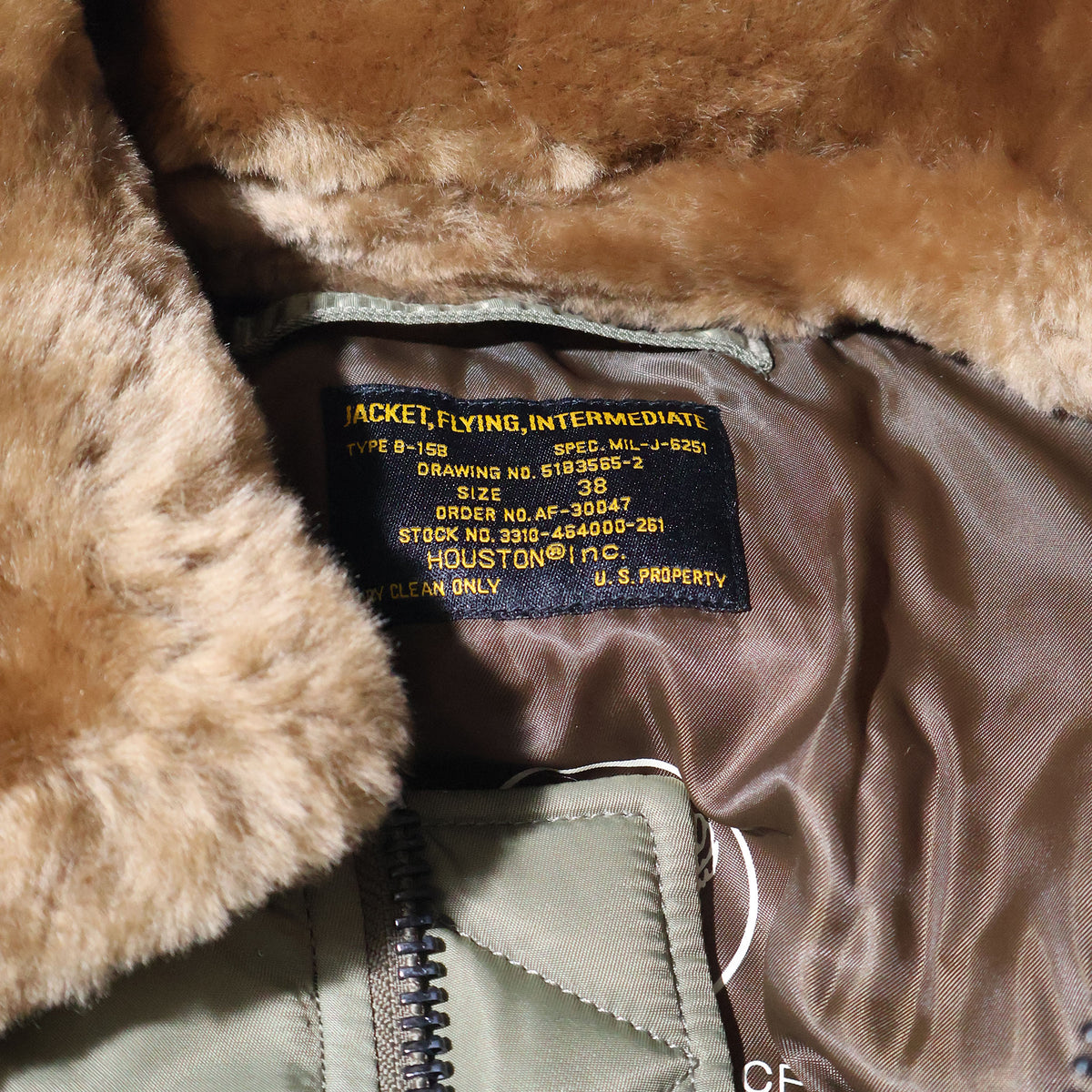 HOUSTON / 5001C B-15B FLIGHT JACKET