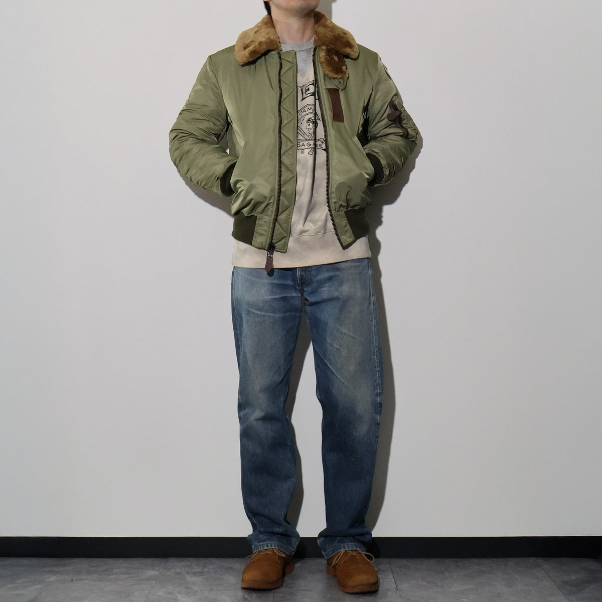 HOUSTON / 5001C B-15B FLIGHT JACKET