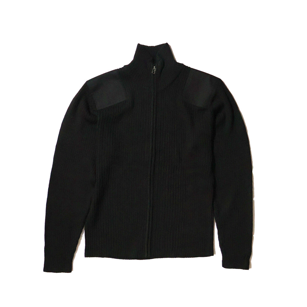 HOUSTON / 2510 COMMAND ZIP SWEATER BLACK