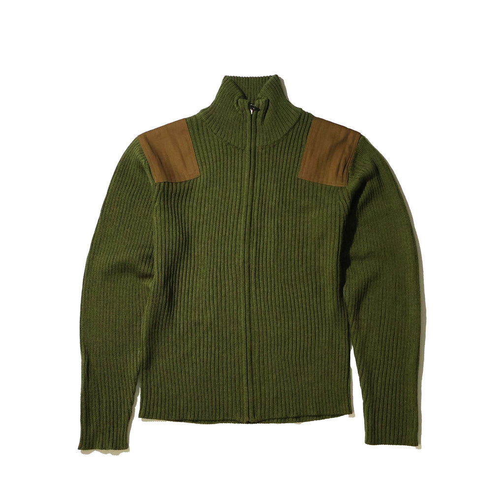 HOUSTON / 2510 COMMAND ZIP SWEATER OLIVE