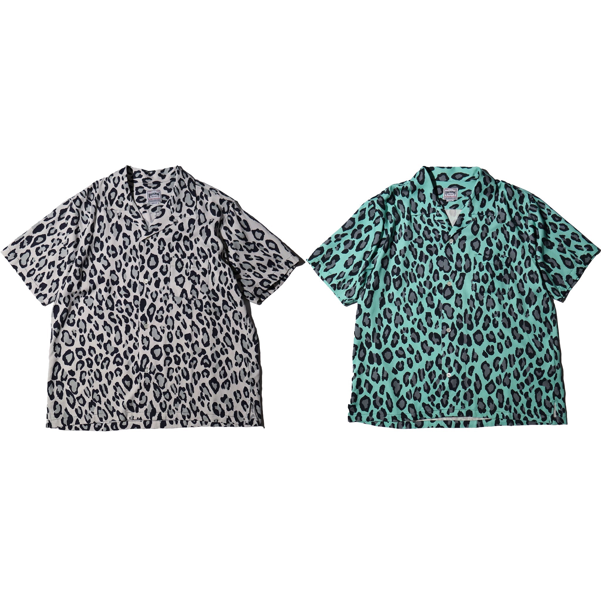 HOUSTON / 41195 ALOHA SHIRT (LEOPARD)