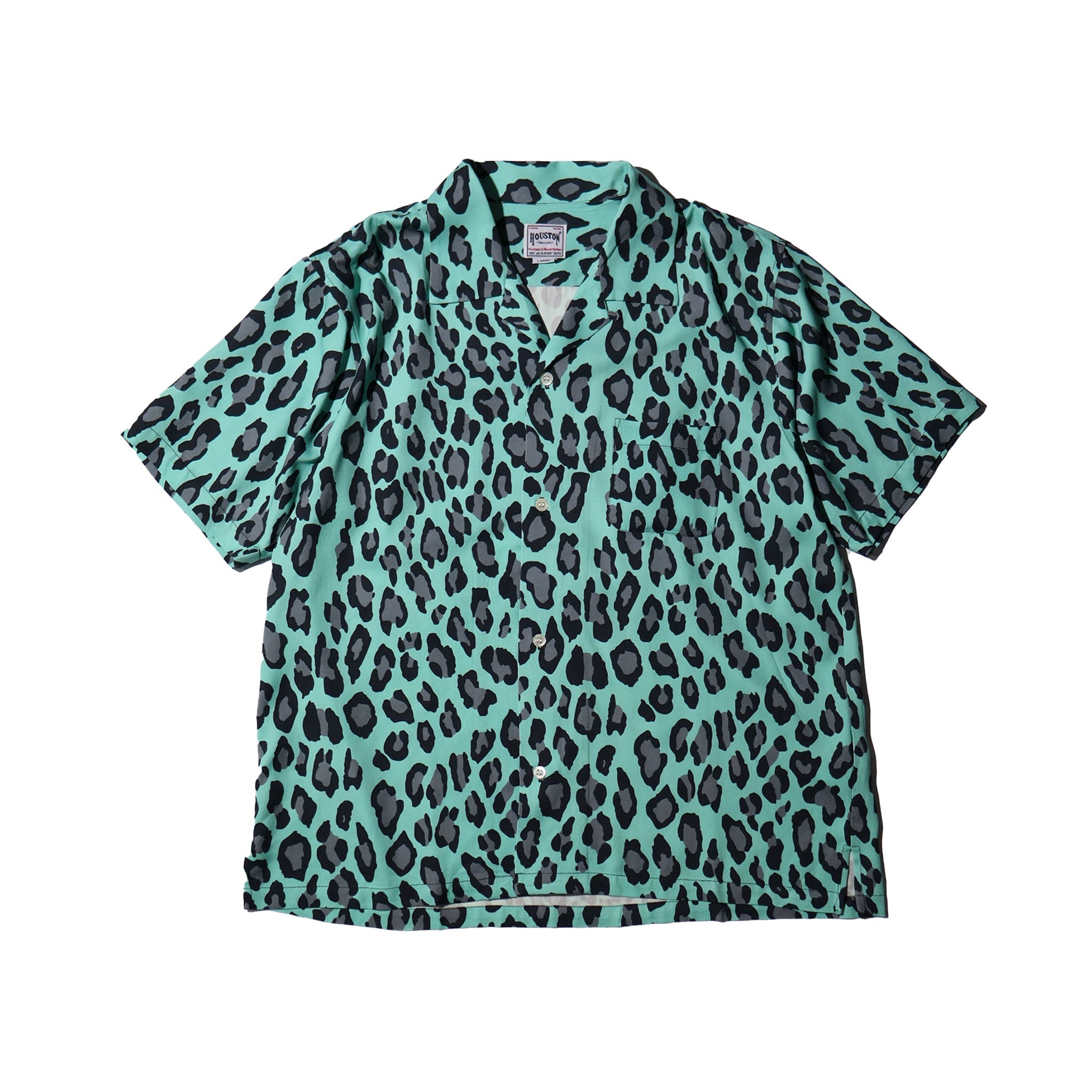 HOUSTON / 41195 ALOHA SHIRT (LEOPARD)