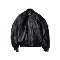 HOUSTON / 8191 SHEEP LEATHER MA-1 FLIGHT JACKET