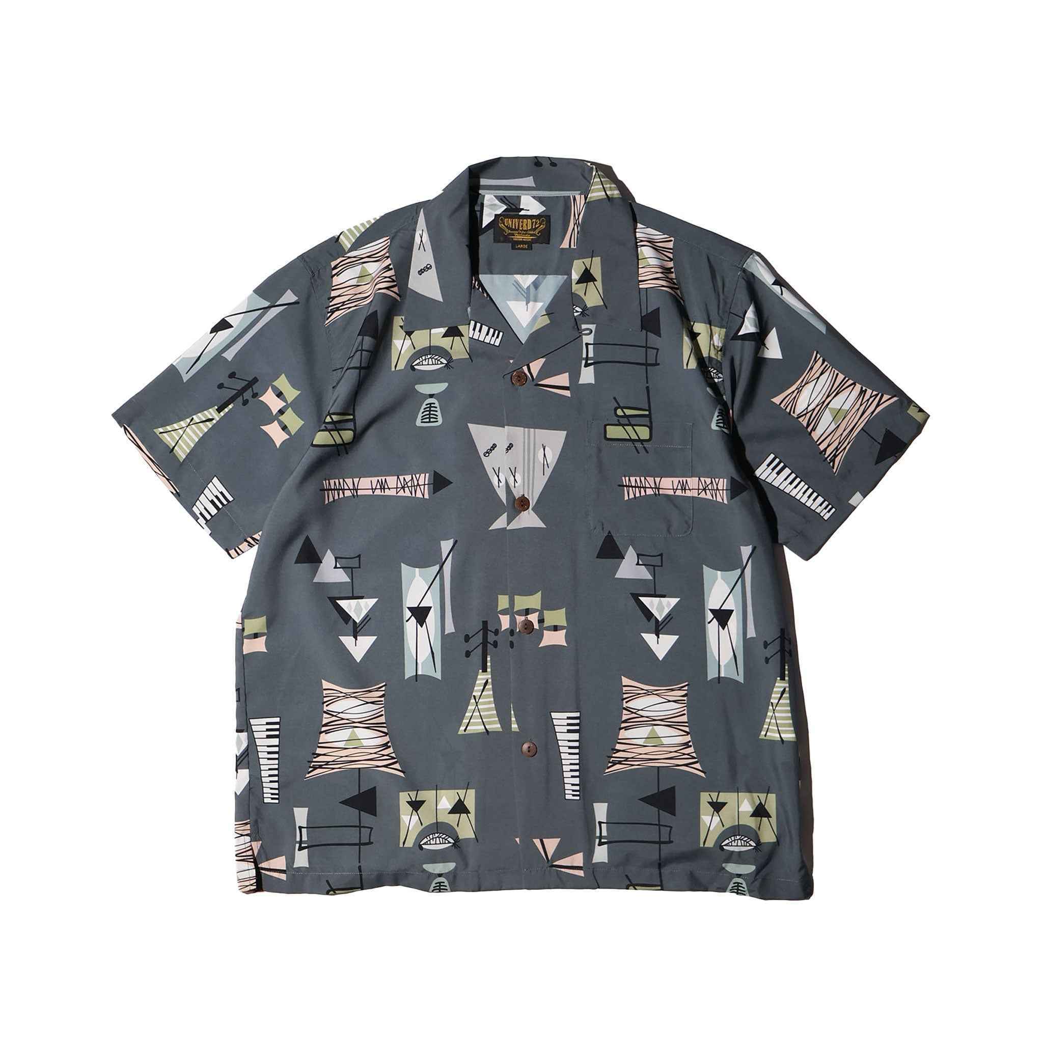 UNIVERD72 / 41338 DRY ALOHA SHIRT (MID-CENTURY) - TRUTH