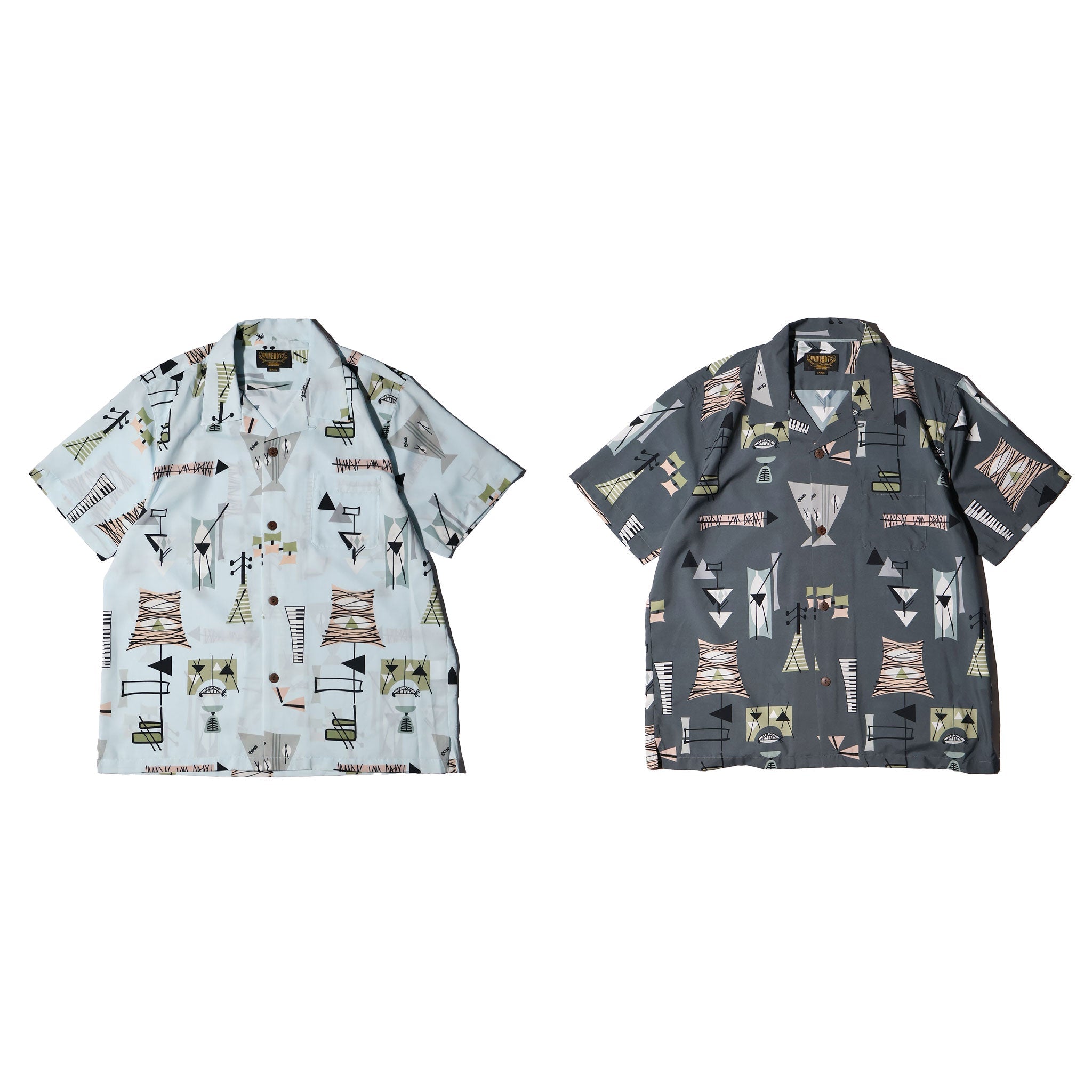 UNIVERD72 / 41338 DRY ALOHA SHIRT (MID-CENTURY) - TRUTH