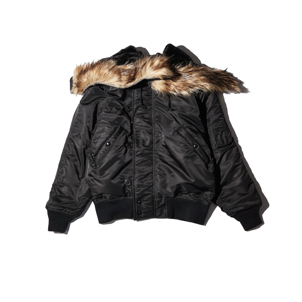 HOUSTON / 51536 N-2B FLIGHT JACKET BLACK