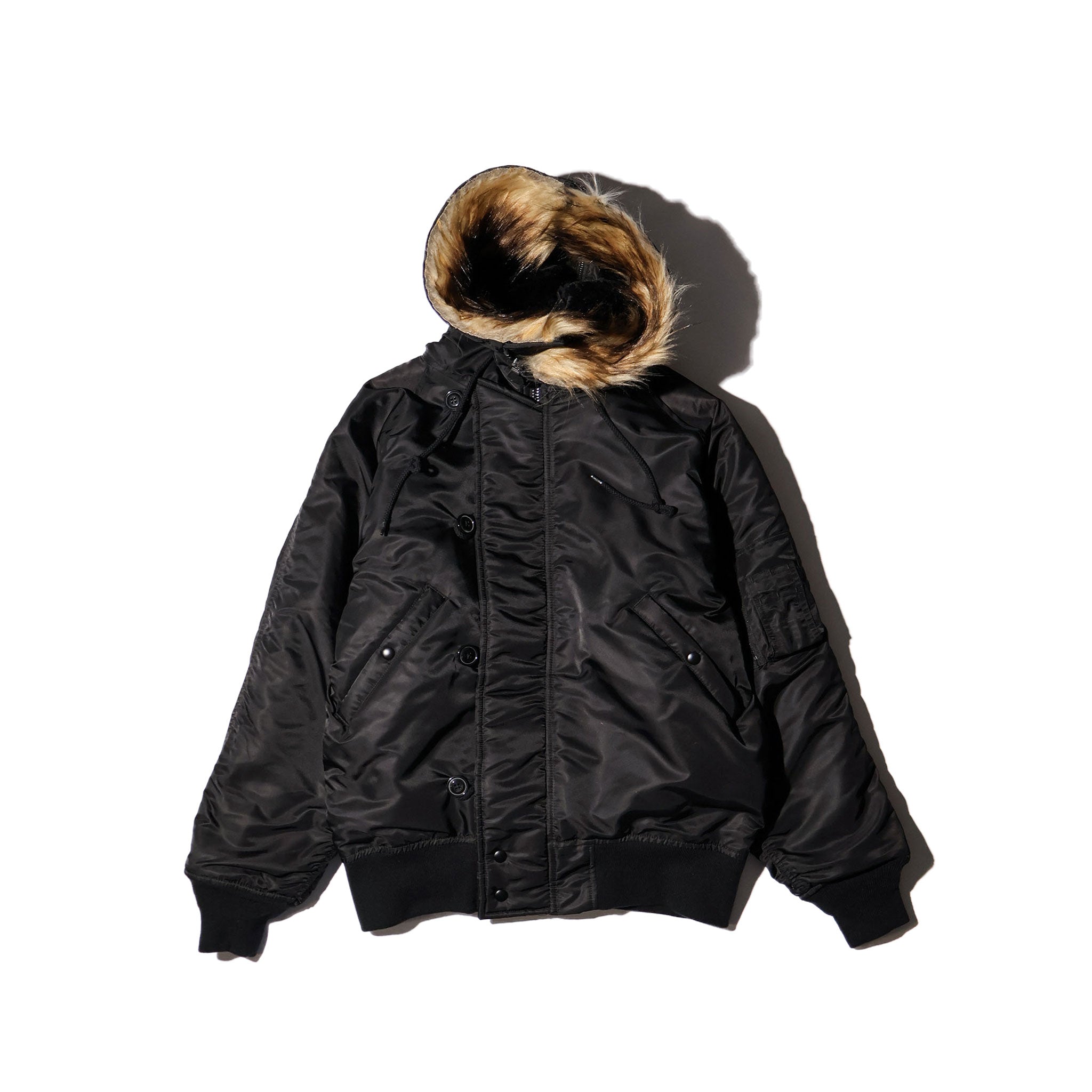 HOUSTON / 51536 N-2B FLIGHT JACKET BLACK