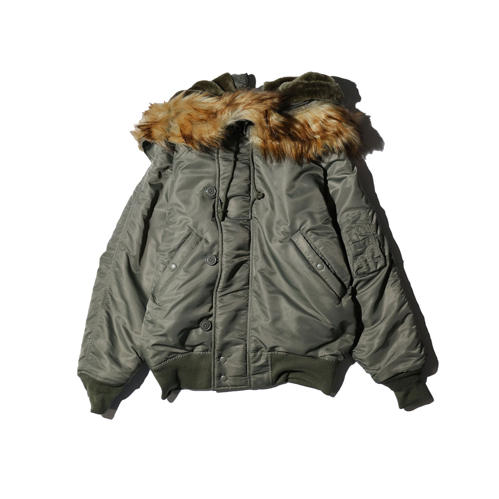 HOUSTON / 51536 N-2B FLIGHT JACKET OLIVE