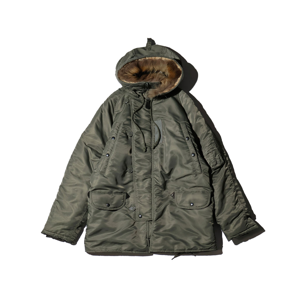 HOUSTON / 50317 N-3B FLIGHT JACKET OLIVE