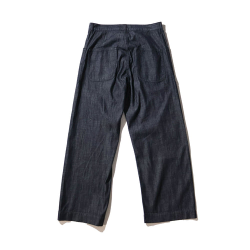 HOUSTON / 10079 USN DENIM SAILOR PANTS USA COTTON ONE WASH