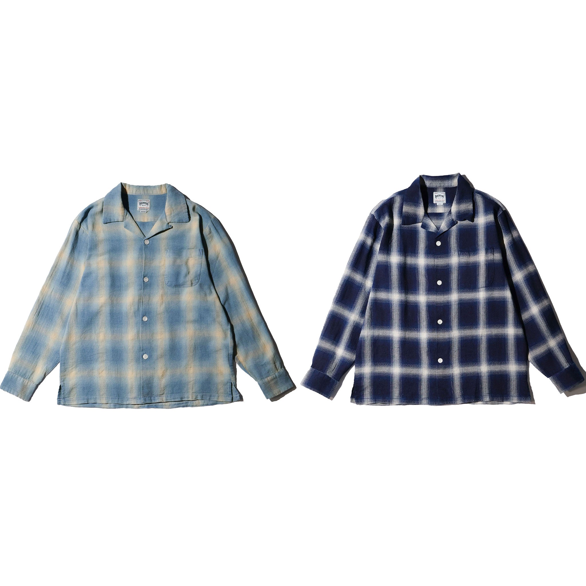 HOUSTON / 41272 INDIGO HB OMBRE CHECK L/S SHIRT – TRUTH
