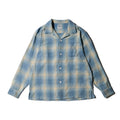 HOUSTON / 41272 INDIGO HB OMBRE CHECK L/S SHIRT - TRUTH