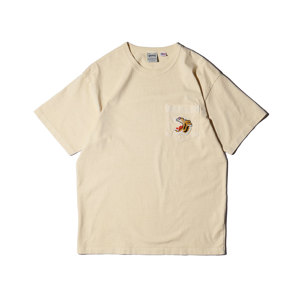 HOUSTON / 22395 PIGMENT U.S.COTTON PRINT TEE (TIGER) - TRUTH