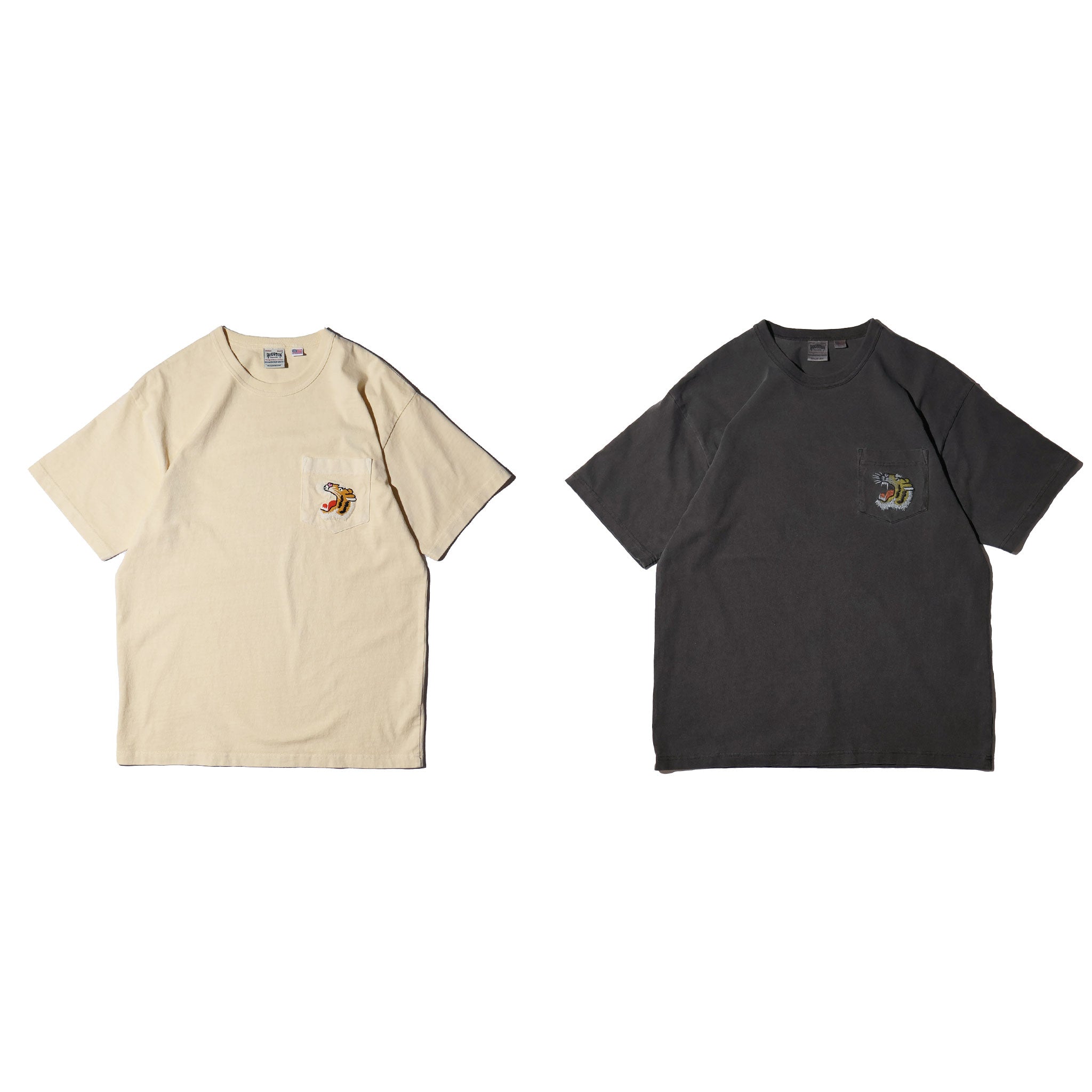 HOUSTON / 22395 PIGMENT U.S.COTTON PRINT TEE (TIGER)