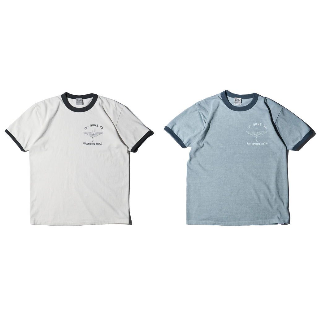 HOUSTON / 22411 PIGMENT PRINT RINGER TEE (PROP AND WINGS) - TRUTH