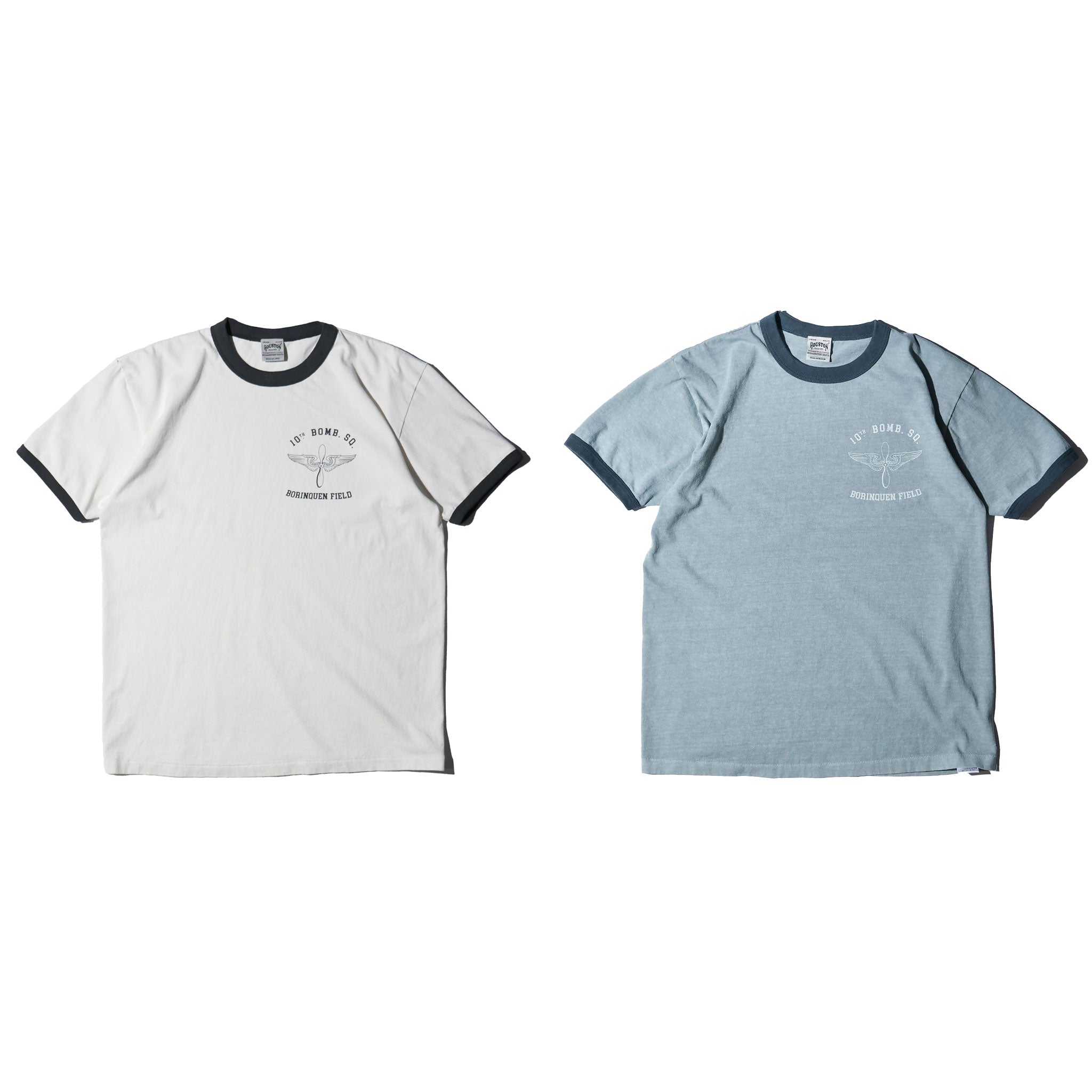 HOUSTON / 22411 PIGMENT PRINT RINGER TEE (PROP AND WINGS)