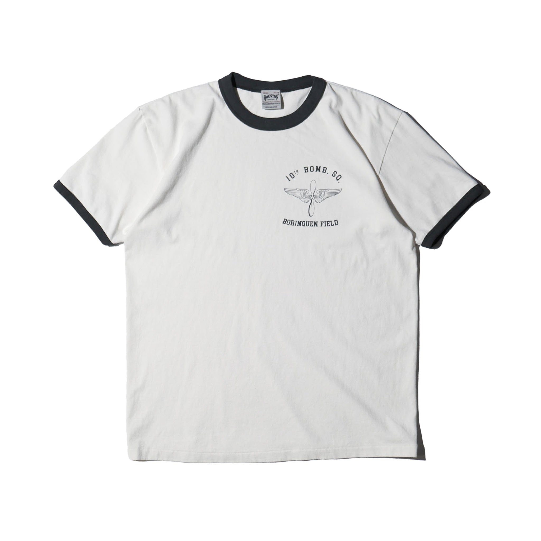 HOUSTON / 22411 PIGMENT PRINT RINGER TEE (PROP AND WINGS)