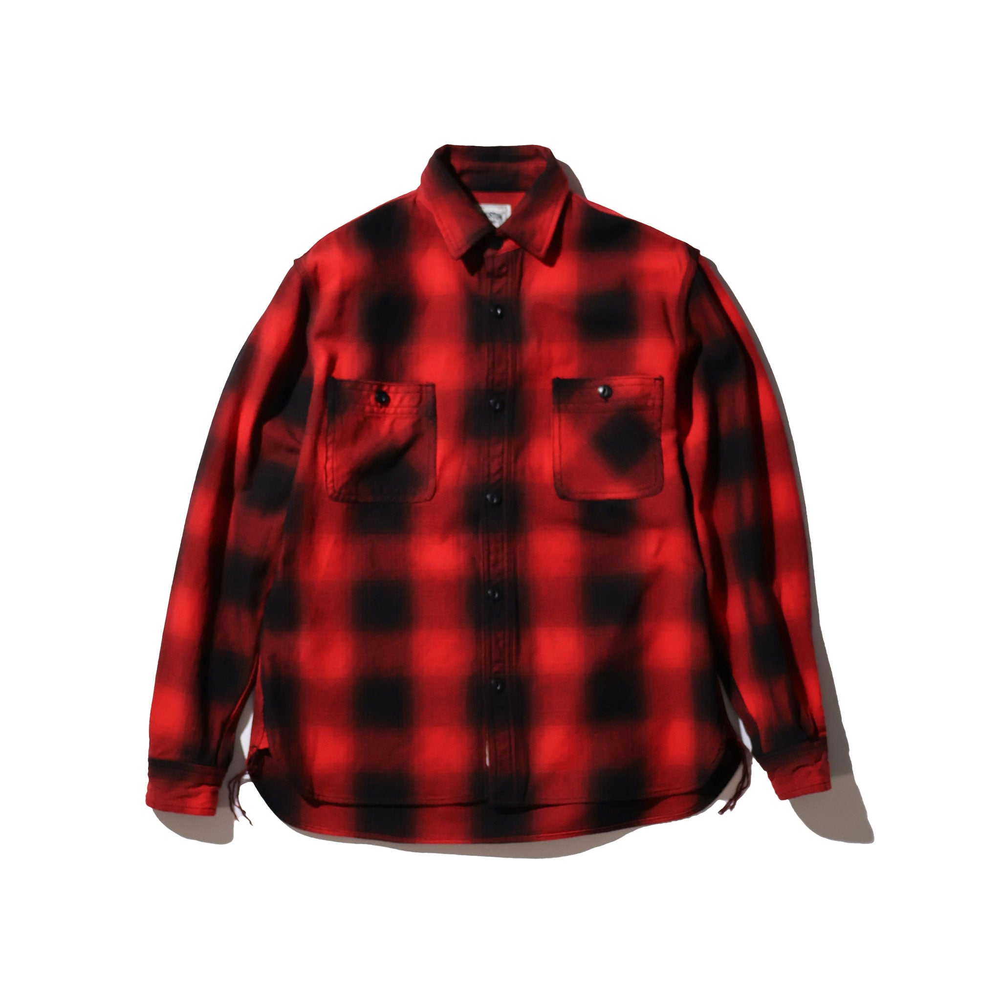 HOUSTON / 41252 OMBRE CHECK VIYELLA SHIRT RED