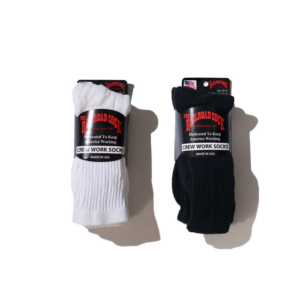 RAILROAD SOCK / MEN'S 3PAIR PREMIUM CREW SOCKS