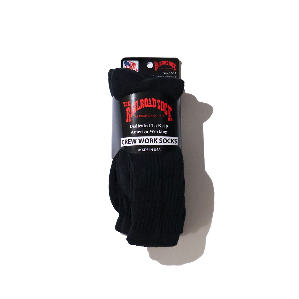 RAILROAD SOCK / MEN'S 3PAIR PREMIUM CREW SOCKS