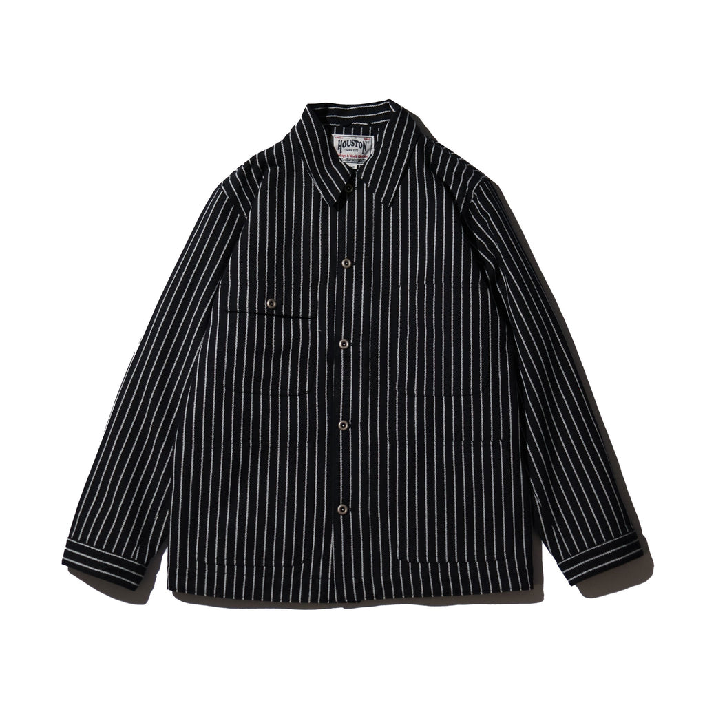 HOUSTON / 51500 STRIPE VIYELLA COVERALL BLACK