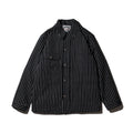 HOUSTON / 51500 STRIPE VIYELLA COVERALL BLACK