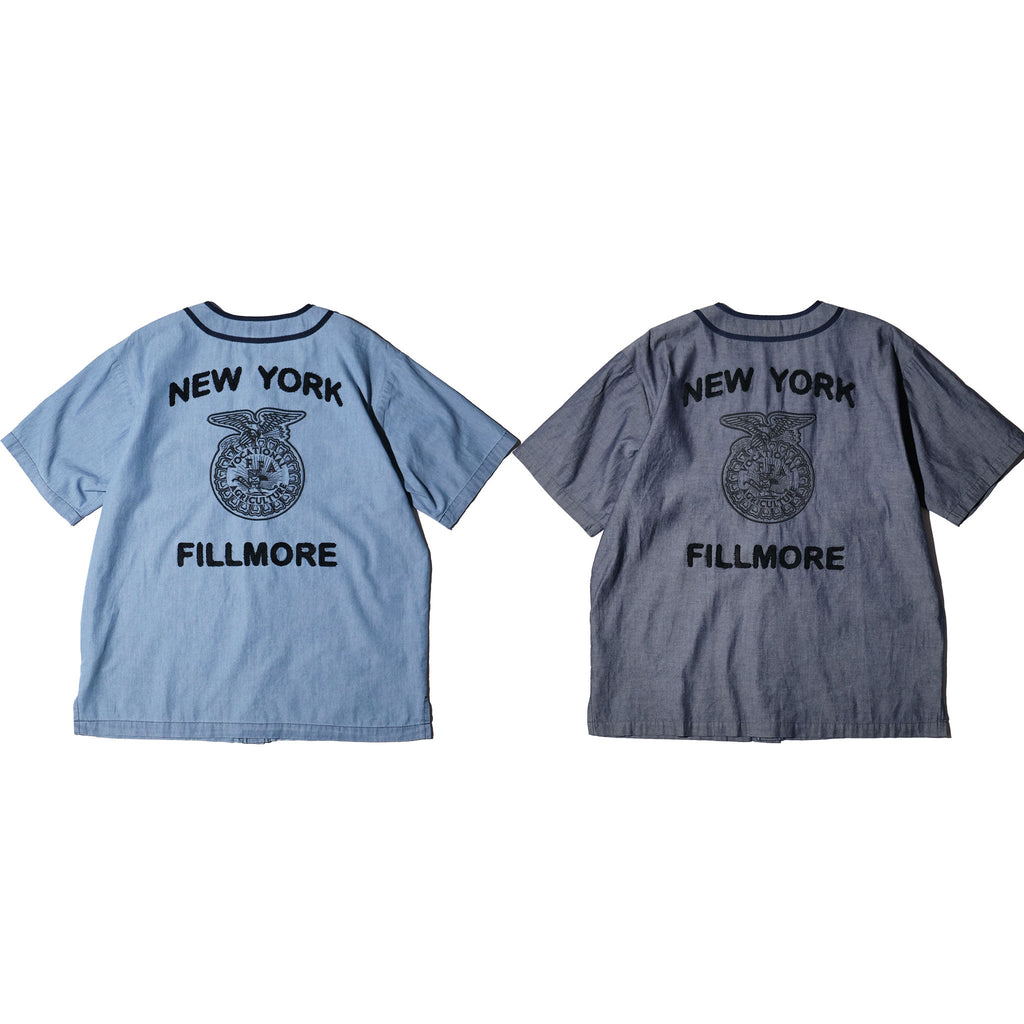 HOUSTON / 41326 CHAMBRAY BASEBALL SHIRT (FFA)