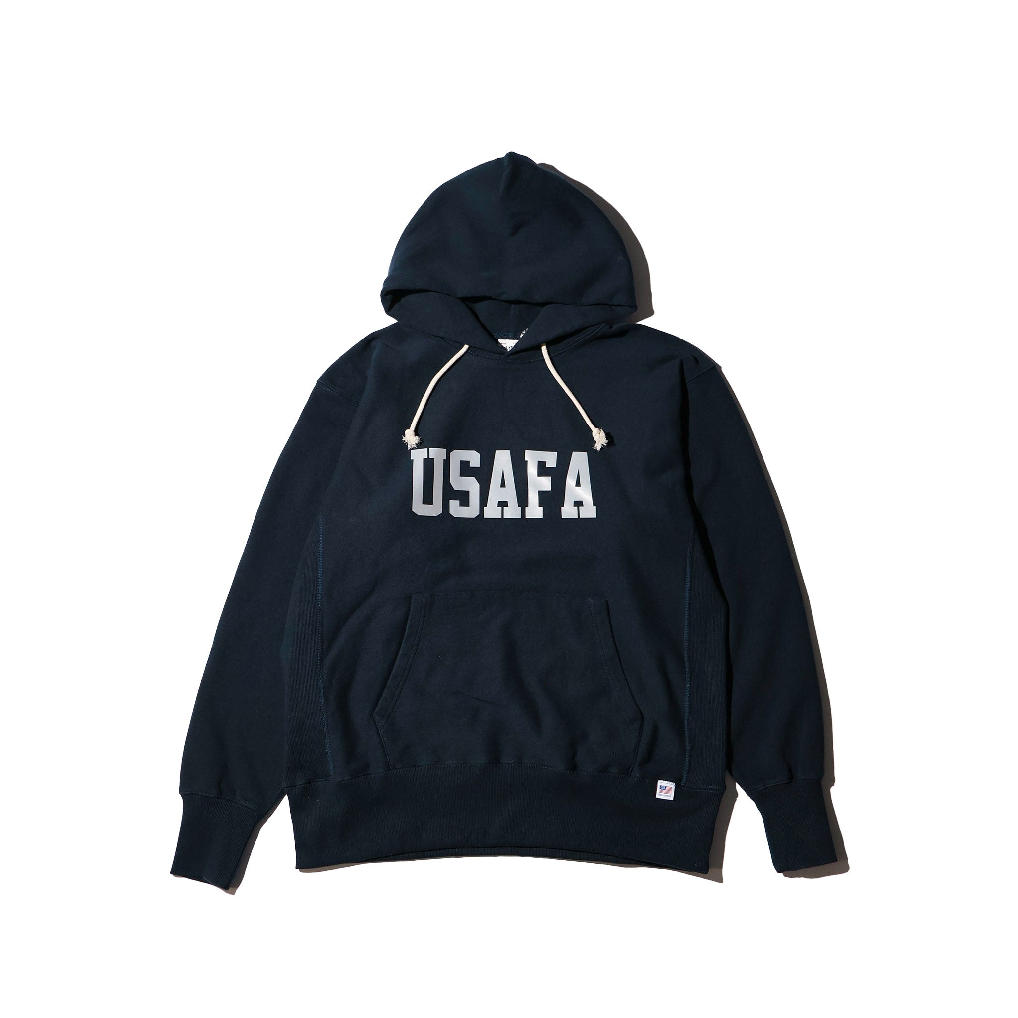 HOUSTON / 22370 PRINT U.S COTTON R/W HOODIE (USAFA) NAVY