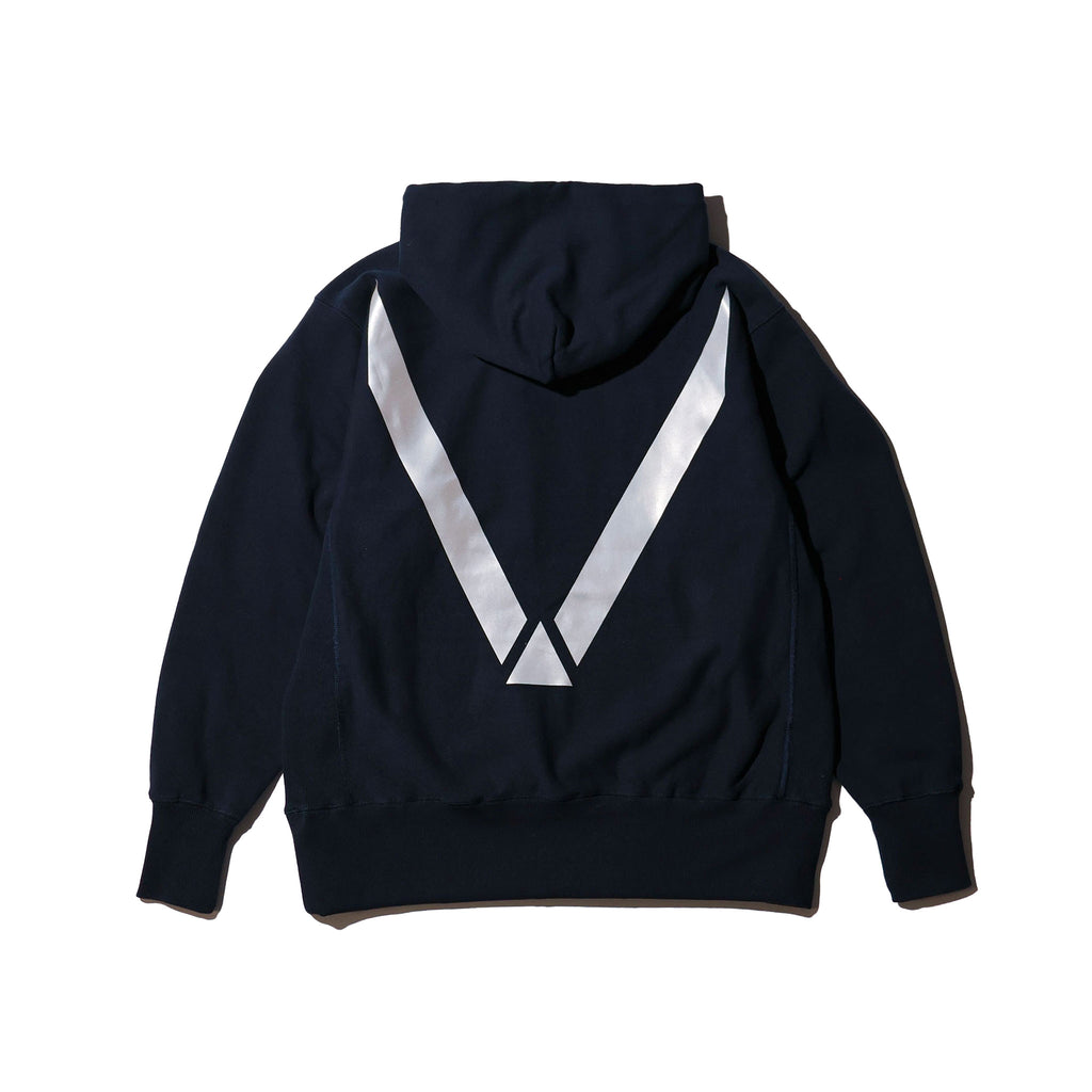 HOUSTON / 22370 PRINT U.S COTTON R/W HOODIE (USAFA) NAVY