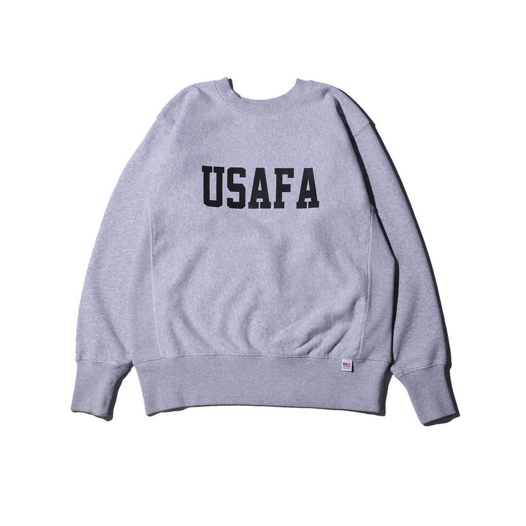 HOUSTON / 22369 PRINT U.S COTTON R/W SWEAT (USAFA) GRAY