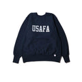 HOUSTON / 22369 PRINT U.S COTTON R/W SWEAT (USAFA) NAVY