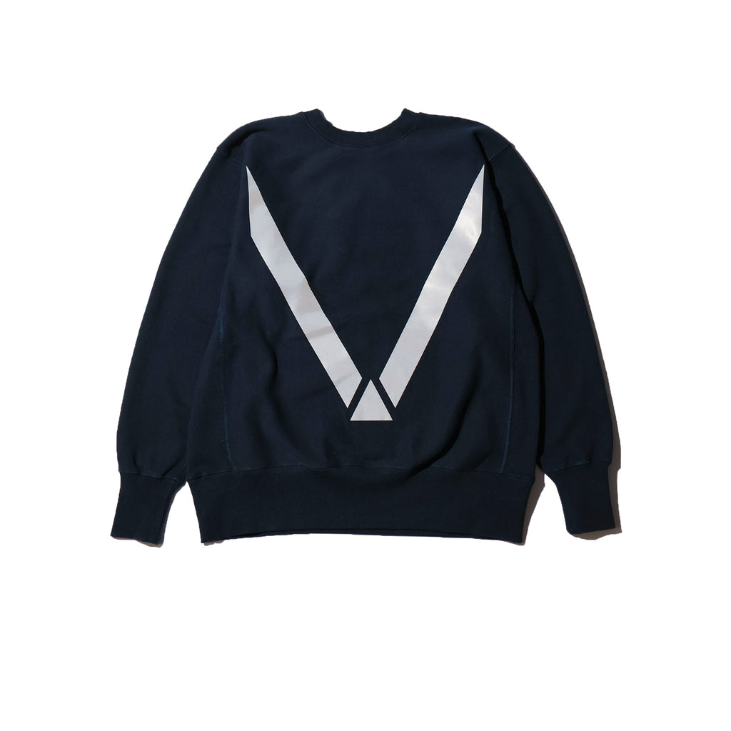 HOUSTON / 22369 PRINT U.S COTTON R/W SWEAT (USAFA) NAVY