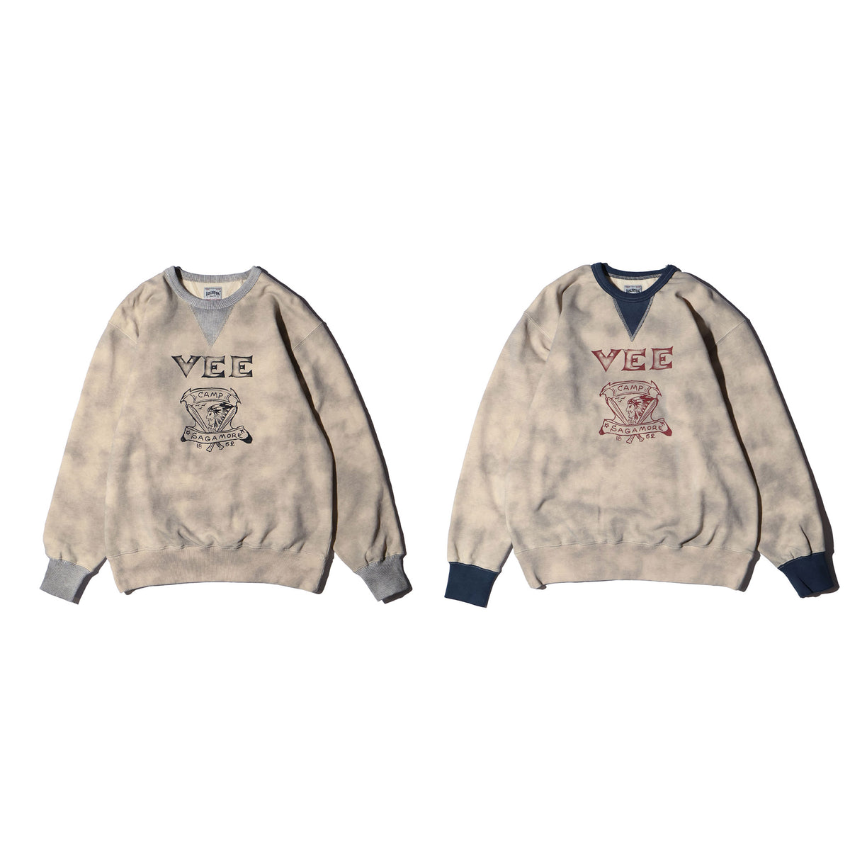 HOUSTON / 22460 TWO TONE C/N SWEAT (BEE)