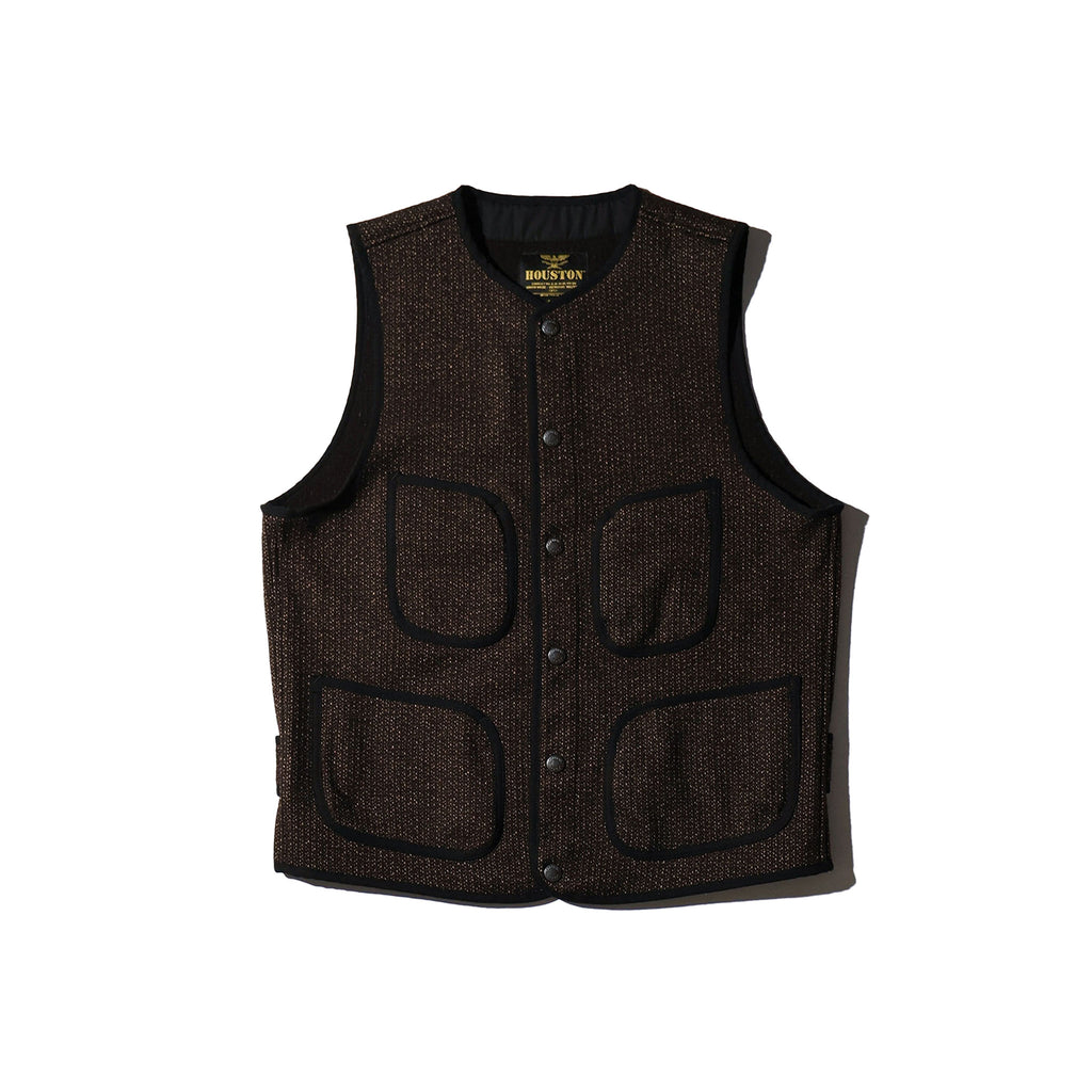 HOUSTON / 515645 BEACH CLOTH VEST MADE IN JAPAN - TRUTH