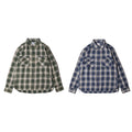 HOUSTON / 41371 VINTAGE OMBRE CHECK FLANNEL SHIRT