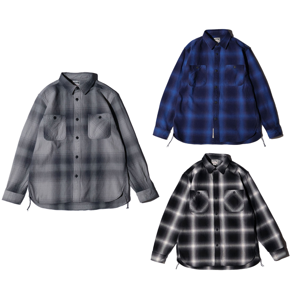 HOUSTON / 41252 OMBRE CHECK VIYELLA SHIRT