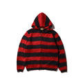 UNIVERD72 / 22335 MOHAIR TOUCH ZIP PARKA  RED (BORDER)