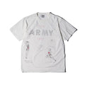 HOUSTON / 22423 PIGMENT PRINT TEE (ARMY) MADE IN JAPAN - TRUTH