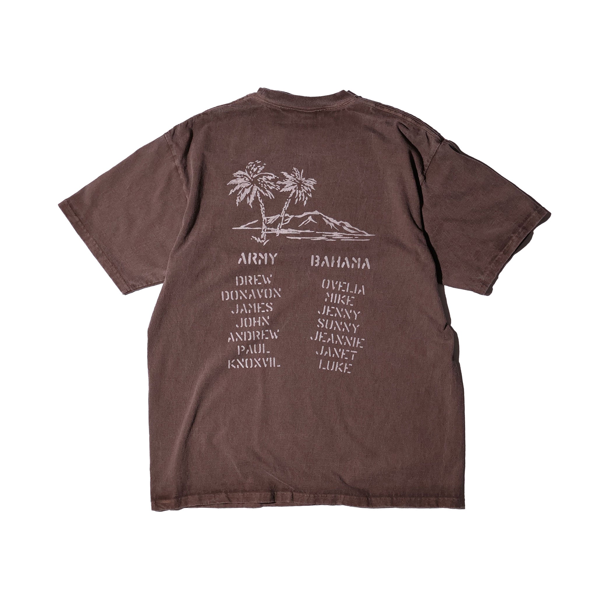 HOUSTON / 22424 PIGMENT PRINT TEE (COAST GUARD) MADE IN JAPAN - TRUTH