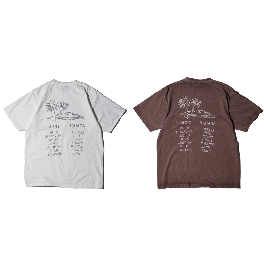 HOUSTON / 22424 PIGMENT PRINT TEE (COAST GUARD) MADE IN JAPAN - TRUTH