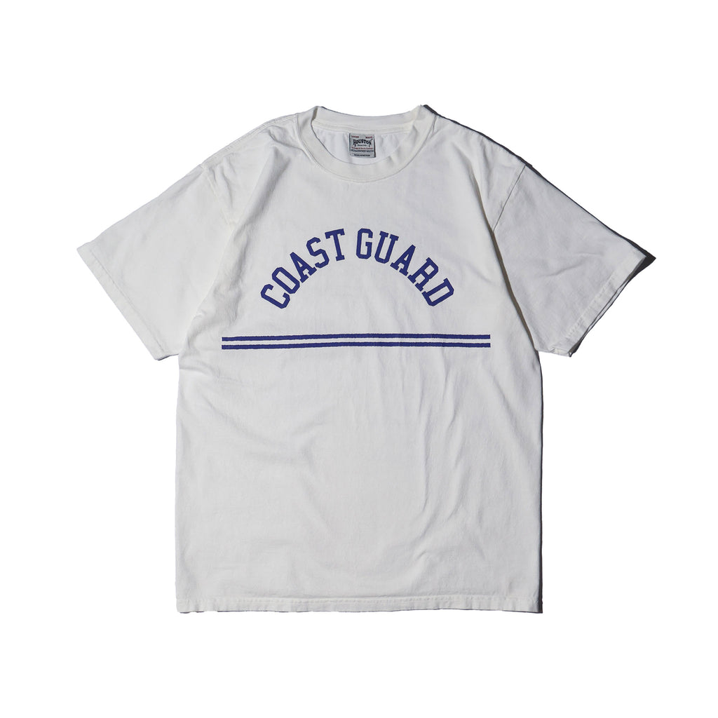 HOUSTON / 22424 PIGMENT PRINT TEE (COAST GUARD) MADE IN JAPAN - TRUTH